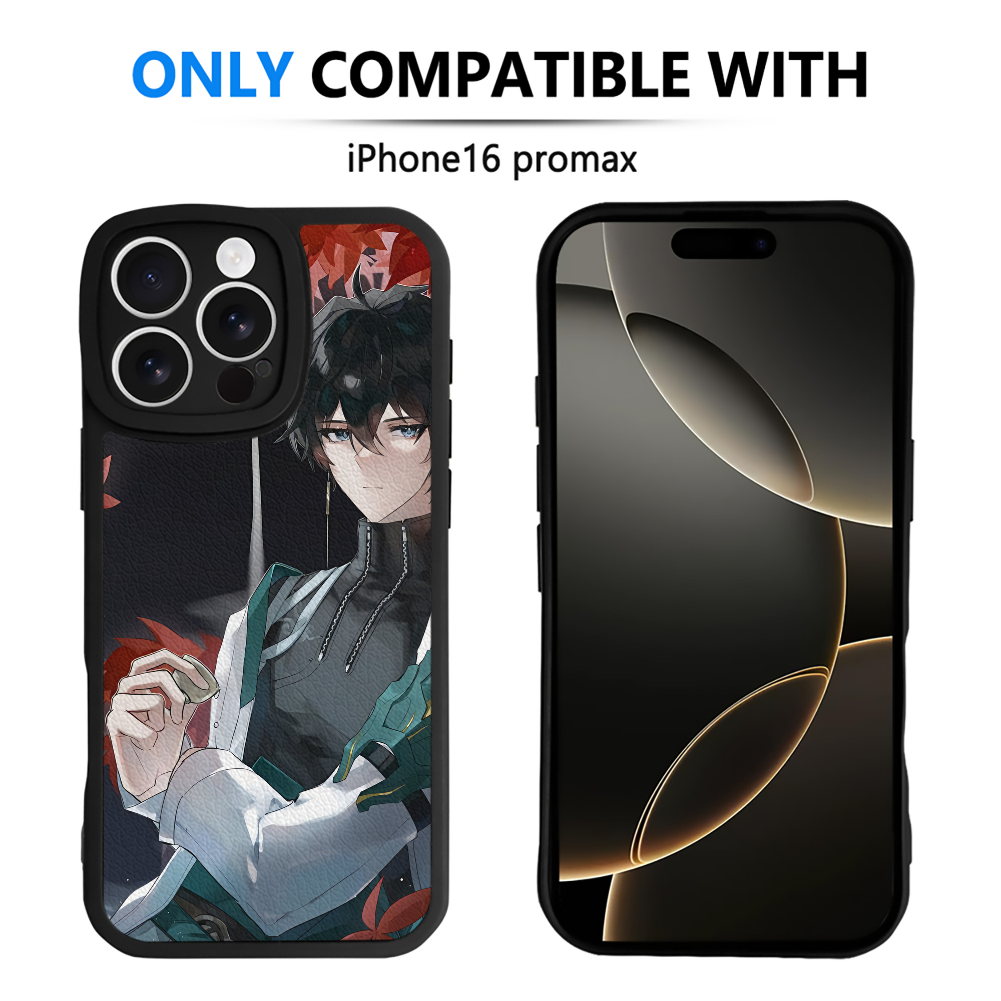 （画像用） 刀剣乱舞 Touken Ranbu 【iPhone 16シリーズ対応】シリコンスマホケース（レザー調） 材質：シリコン